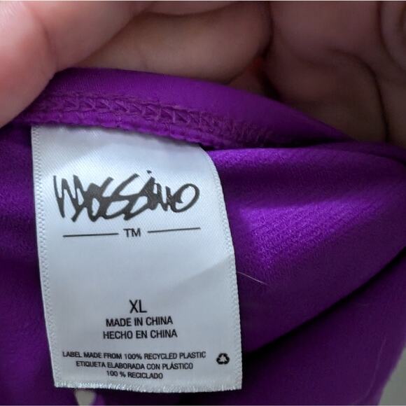 Mossimo Supply Co. Purple Bikini Bottom with Double-Strap Detail - Picture 3 of 4